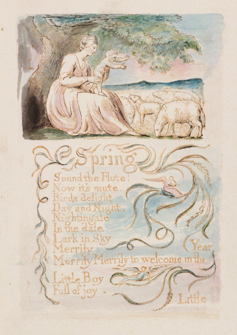 William Blake - Pl. 7 – Spring