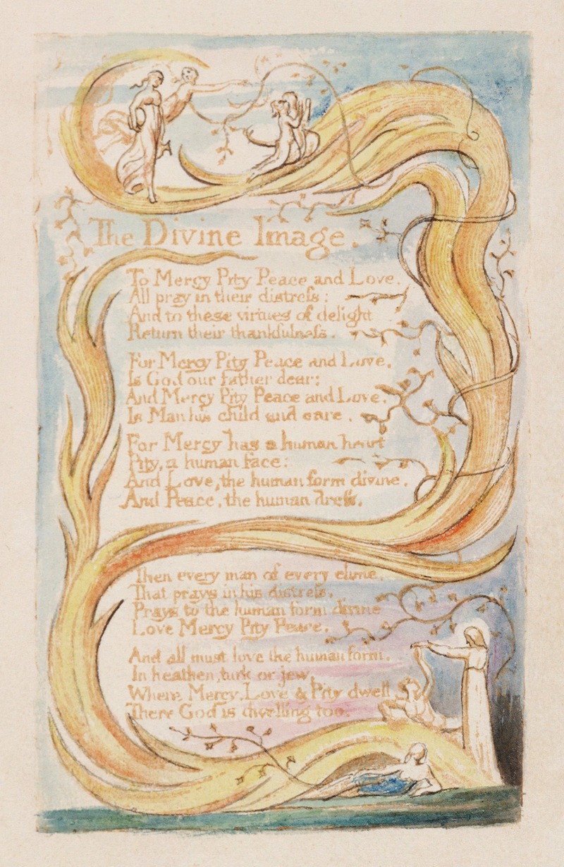 William Blake - Pl. 9 – The Divine Image