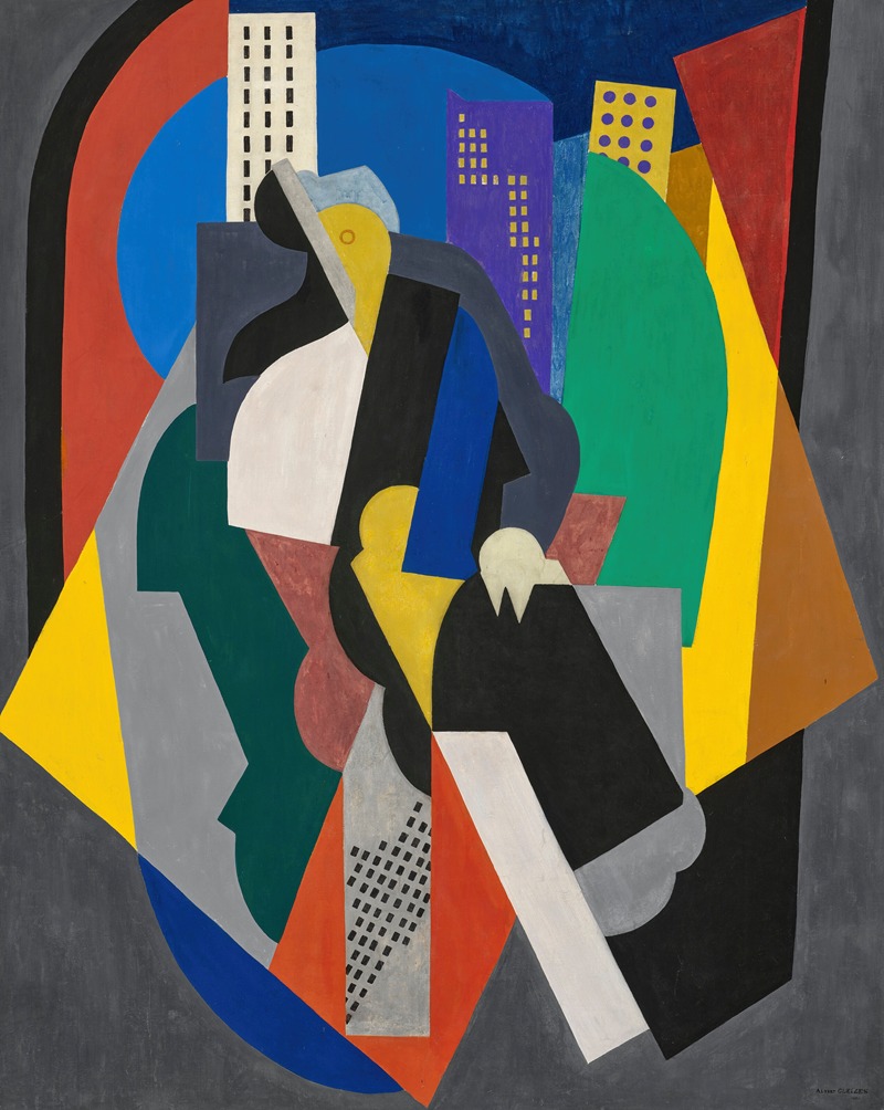 Albert Gleizes - Composition, évocation figurée ou Sur l’avenue