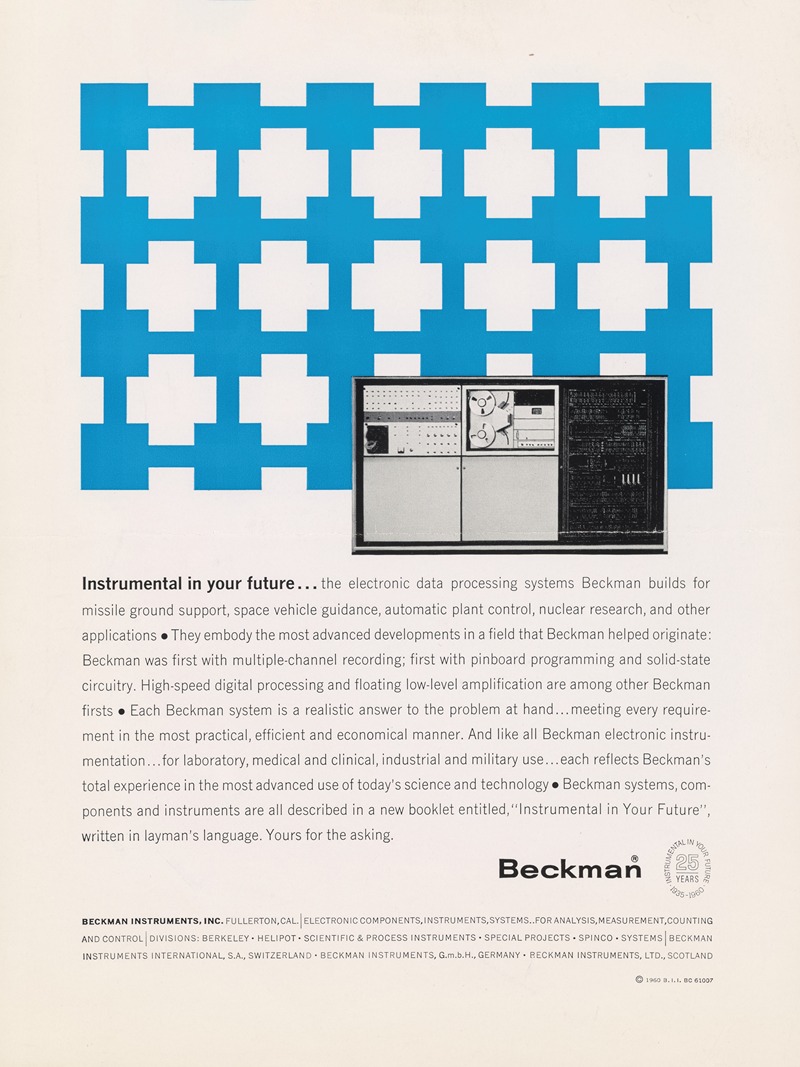 Beckman Instruments - Instrumental in your future