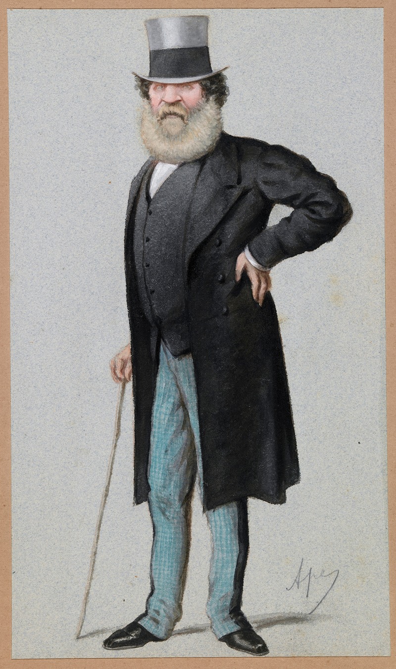 Carlo Pellegrini - Colonel Thomas Edward Taylor, M.P. (1811-1883) (ill. for ‘Vanity Fair’, July 1874)