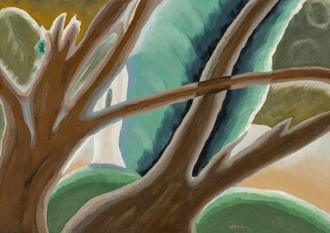 Arthur Dove - Two Brown Trees