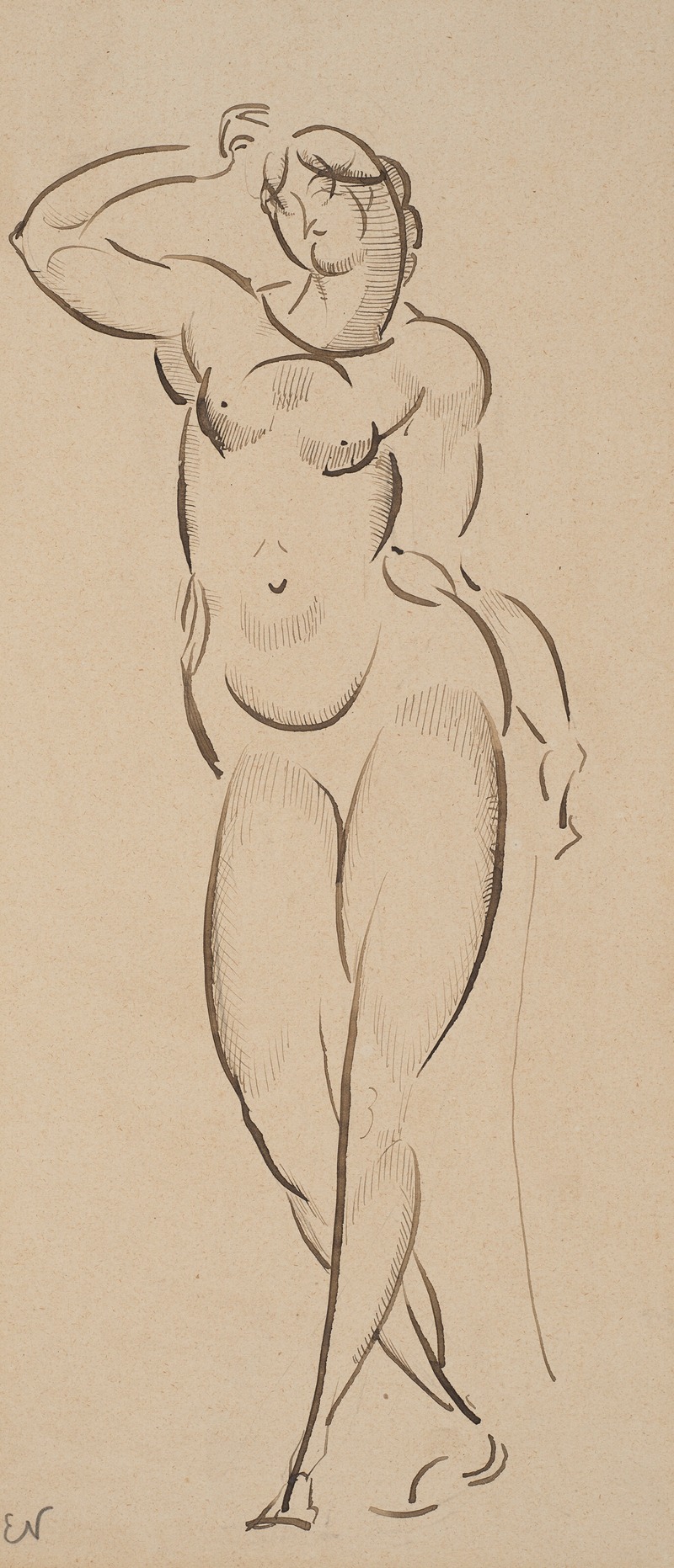 Elie Nadelman - Standing Female Figure