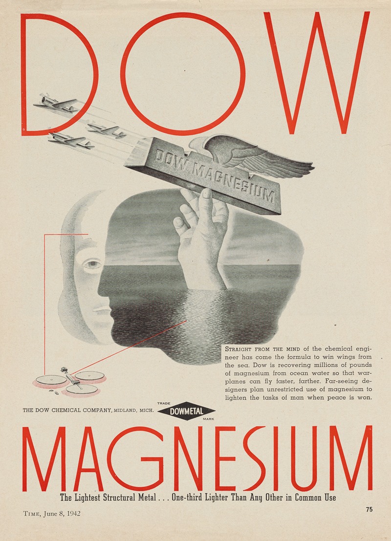 Dow Chemical Company - Dow Magnesium: The Lightest Structural Metal…One-third Lighter Than Any Other in Common Use