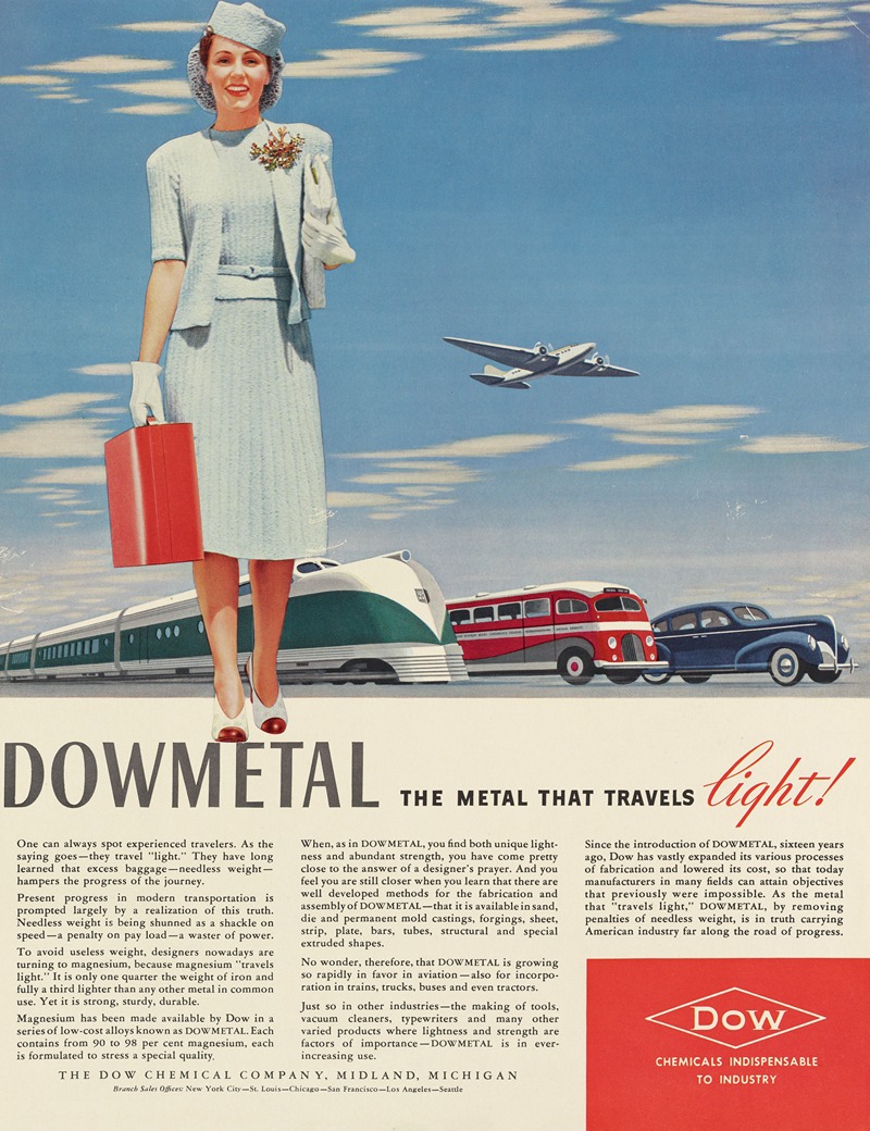 Dow Chemical Company - Dowmetal: The Metal that Travels Light!