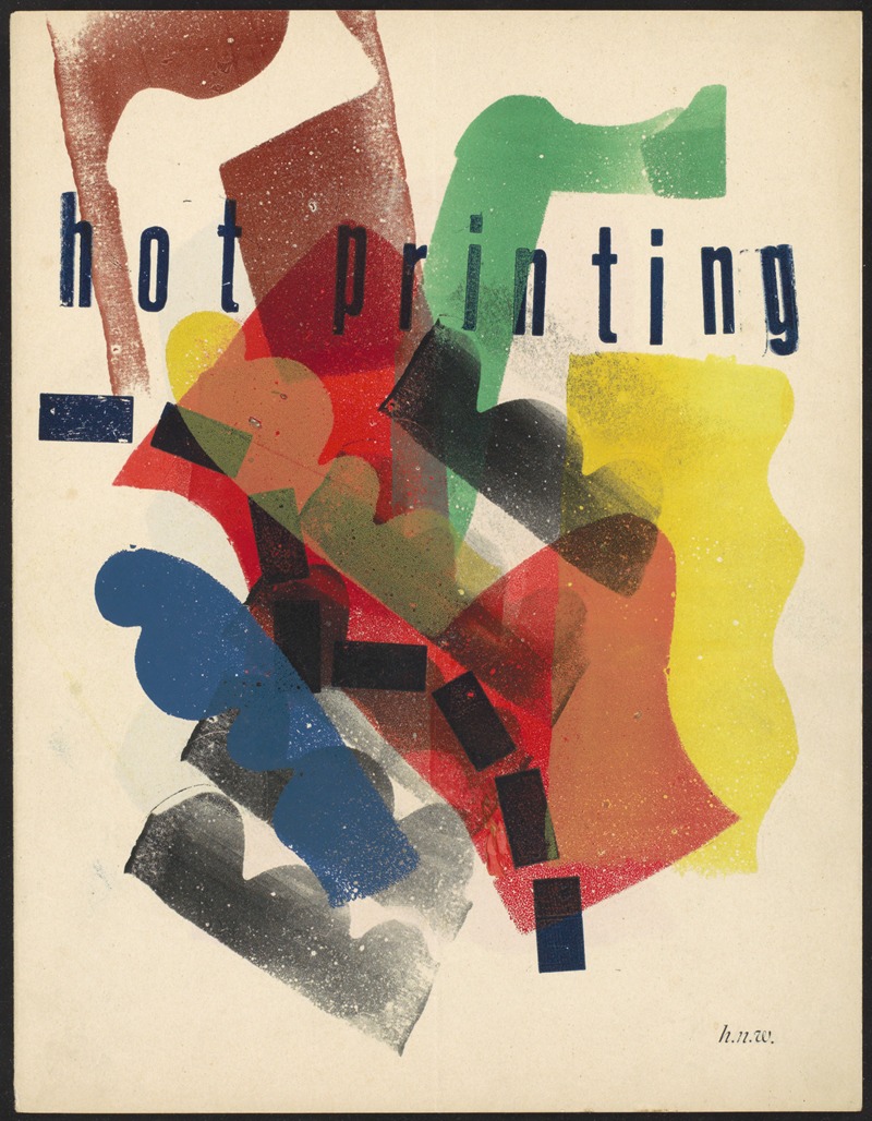 Hendrik Nicolaas Werkman - Hot Printing – cover