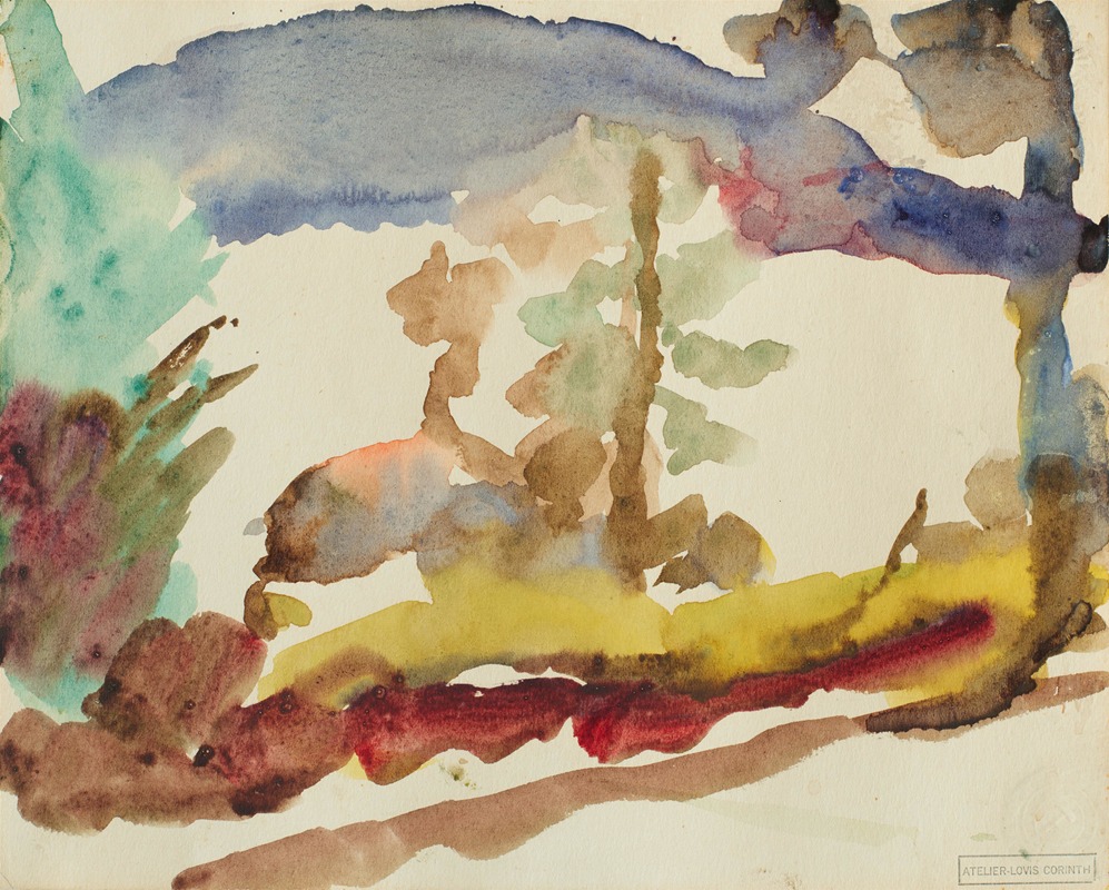 Lovis Corinth - Walchenseelandschaft
