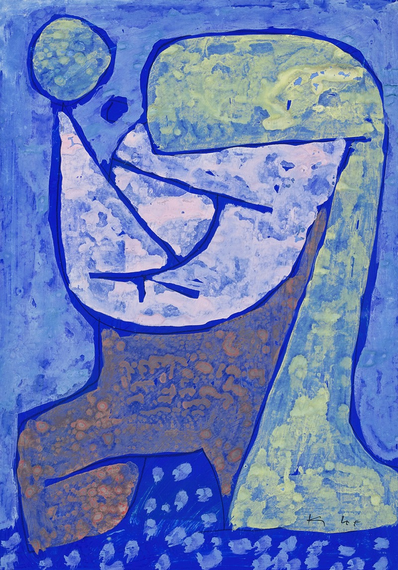 Paul Klee - Gezeichnetes Mädchen