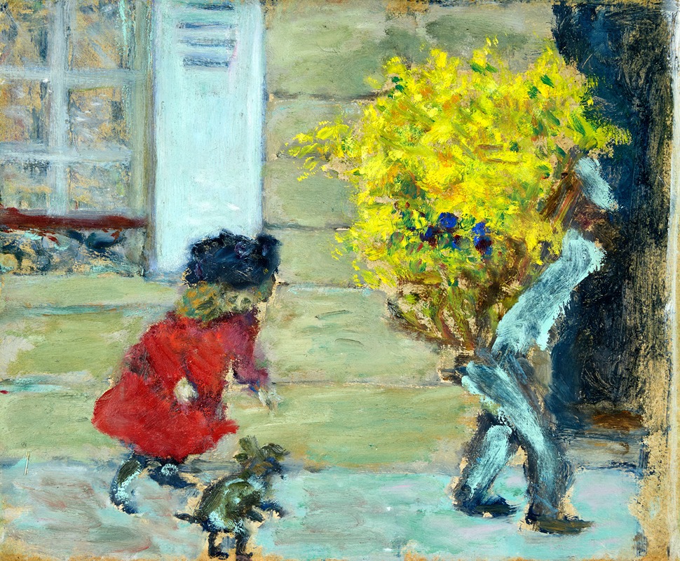 Pierre Bonnard - La gerbe de mimosa