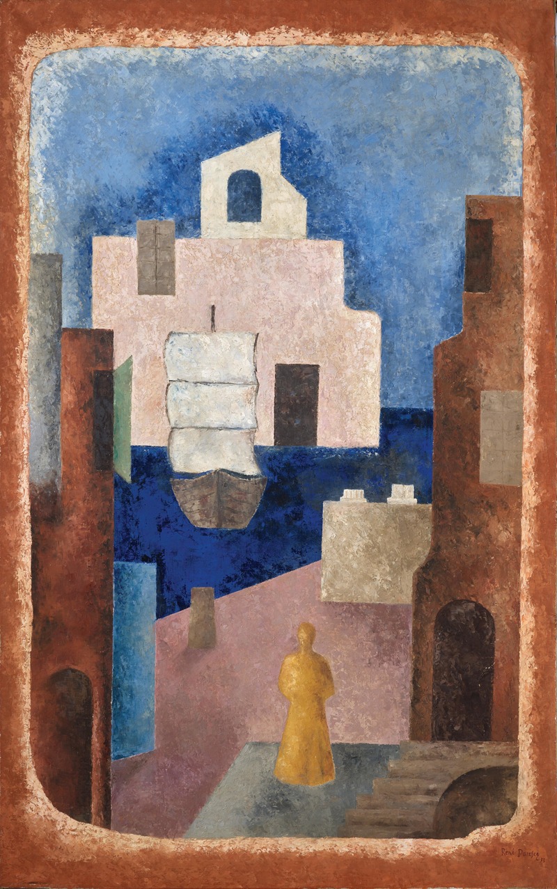 René Paresce - Paesaggio;L’Attesa
