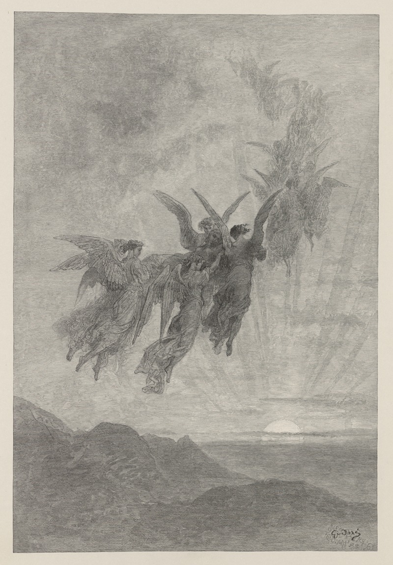 Gustave Doré - The Raven Pl.07