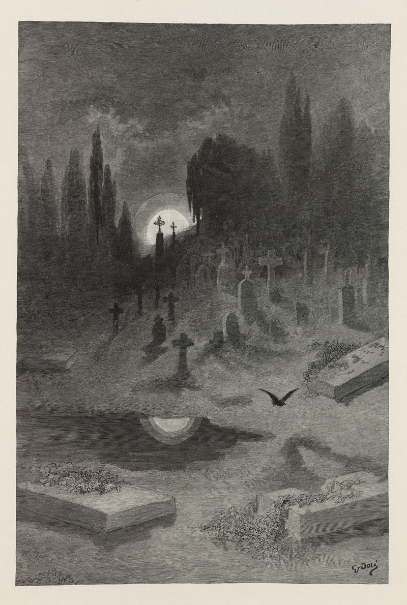 Gustave Doré - The Raven Pl.15