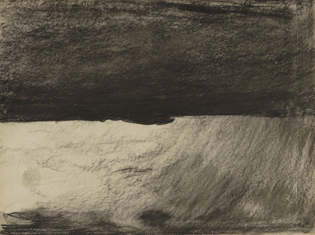 Willem Witsen - Zandlandschap, mogelijk met heide