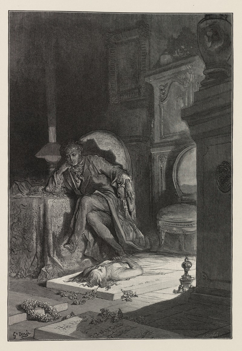 Gustave Doré - The Raven Pl.17