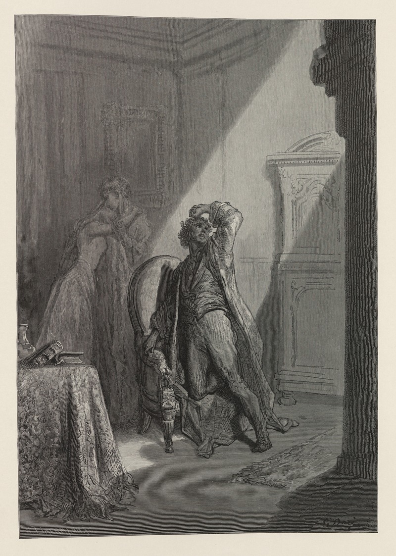 Gustave Doré - The Raven Pl.23