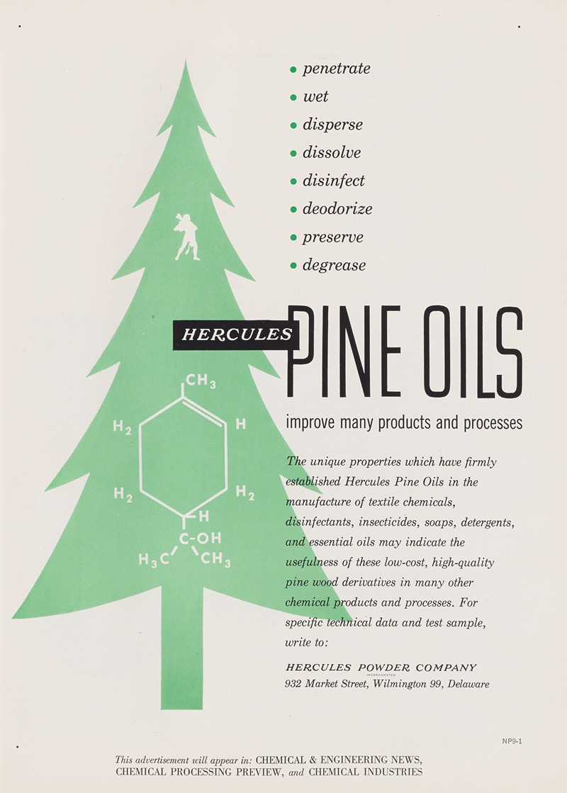 Hercules Incorporated - Hercules Pine Oils improve many products and processes