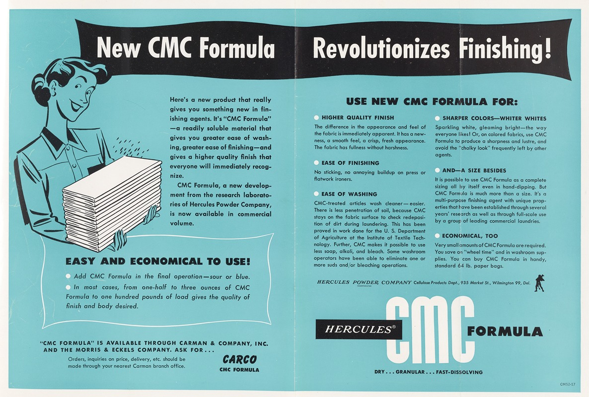 Hercules Incorporated - New CMC Formula Revolutionizes Finishing!