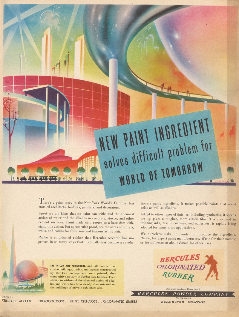 Hercules Incorporated - New Paint Ingredient solves difficult problem for World of Tomorrow