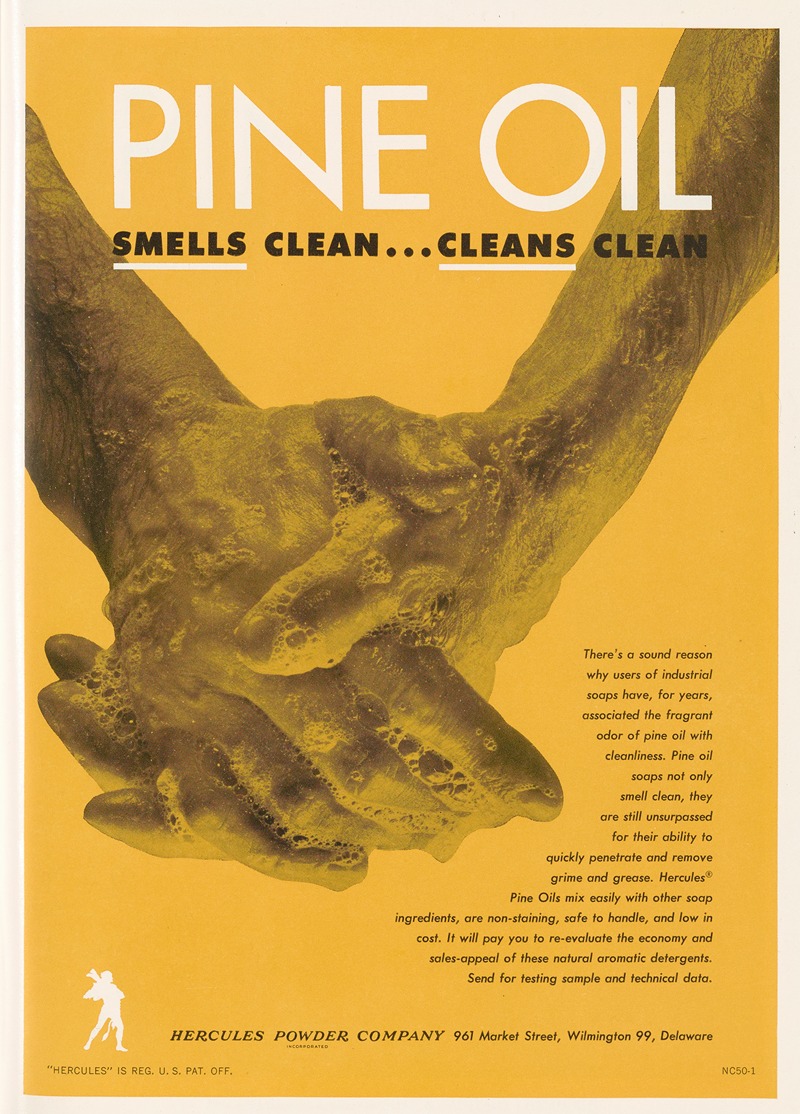 Hercules Incorporated - Pine Oil Smells Clean…Cleans Clean