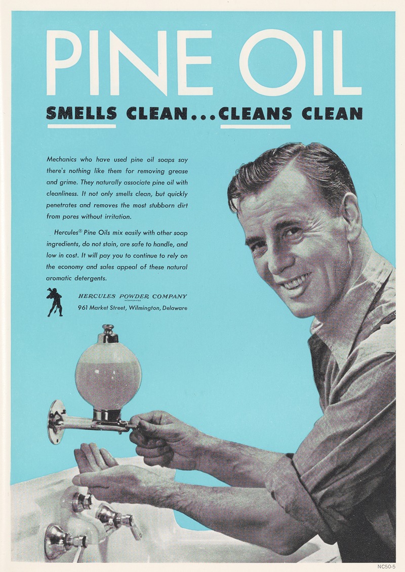 Hercules Incorporated - Pine Oil Smells Clean…Cleans Clean