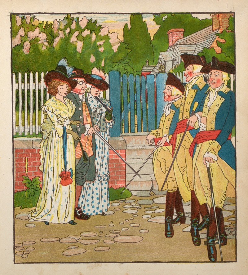 Howard Pyle - Yankee Doodle: An old friend in a new dress Pl.6