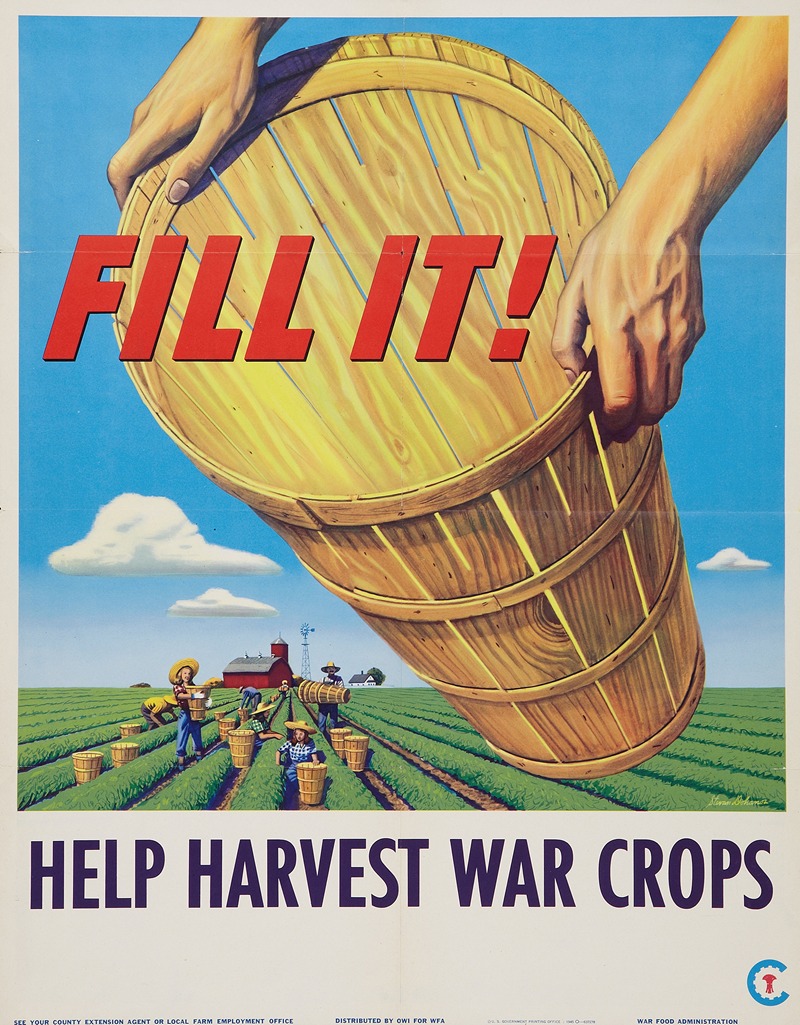 Stevan Dohanos - Fill it! Help Harvest War Crops