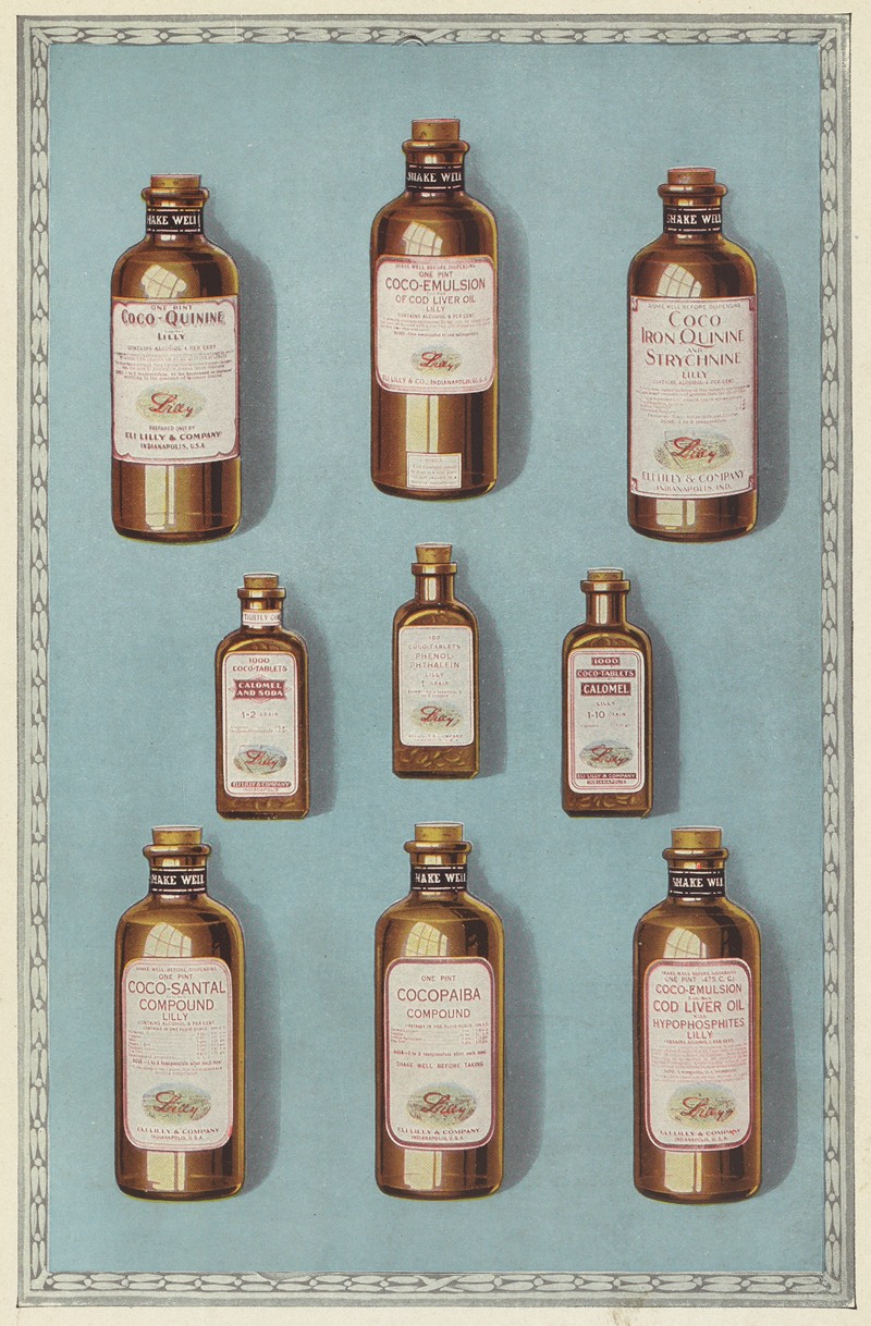 Eli Lilly & Company - Bottles of chocolate-flavored medicines