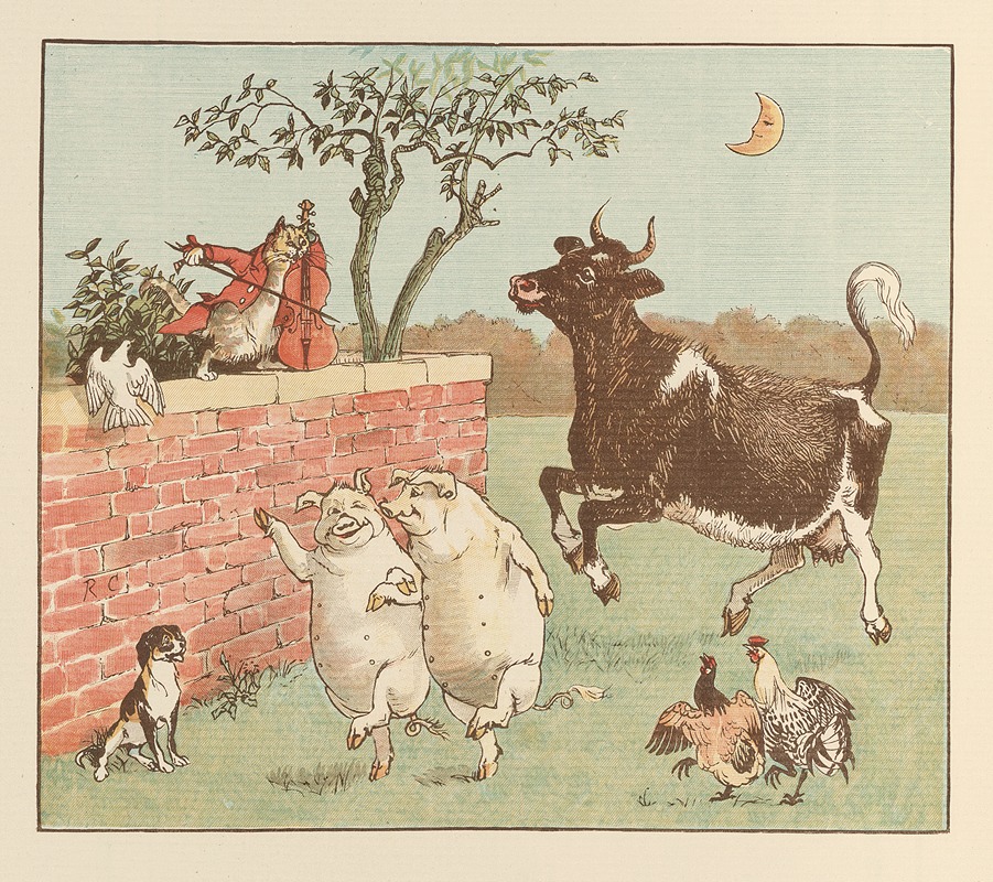 Randolph Caldecott - Hey Diddle Diddle and Baby Bunting Pl.3