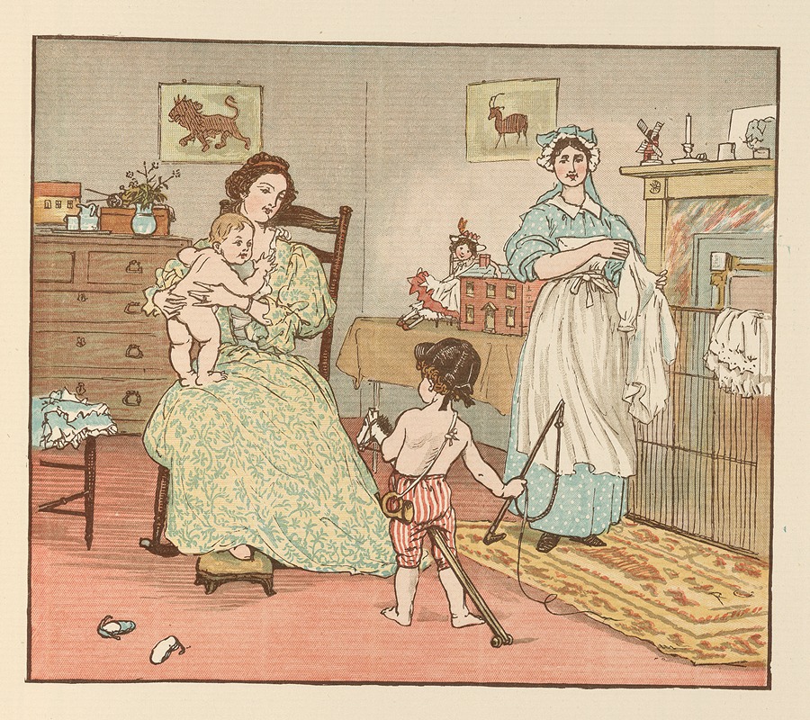 Randolph Caldecott - Hey Diddle Diddle and Baby Bunting Pl.5