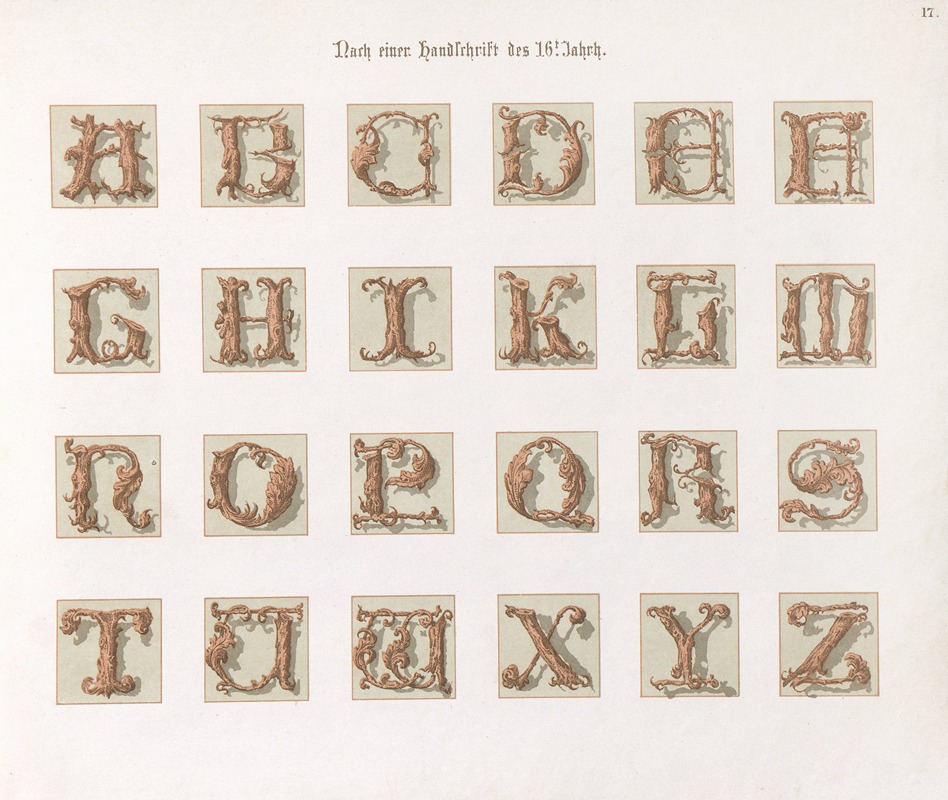 Bernhard Dondorf - Dondorf’s Alphabete Pl.03