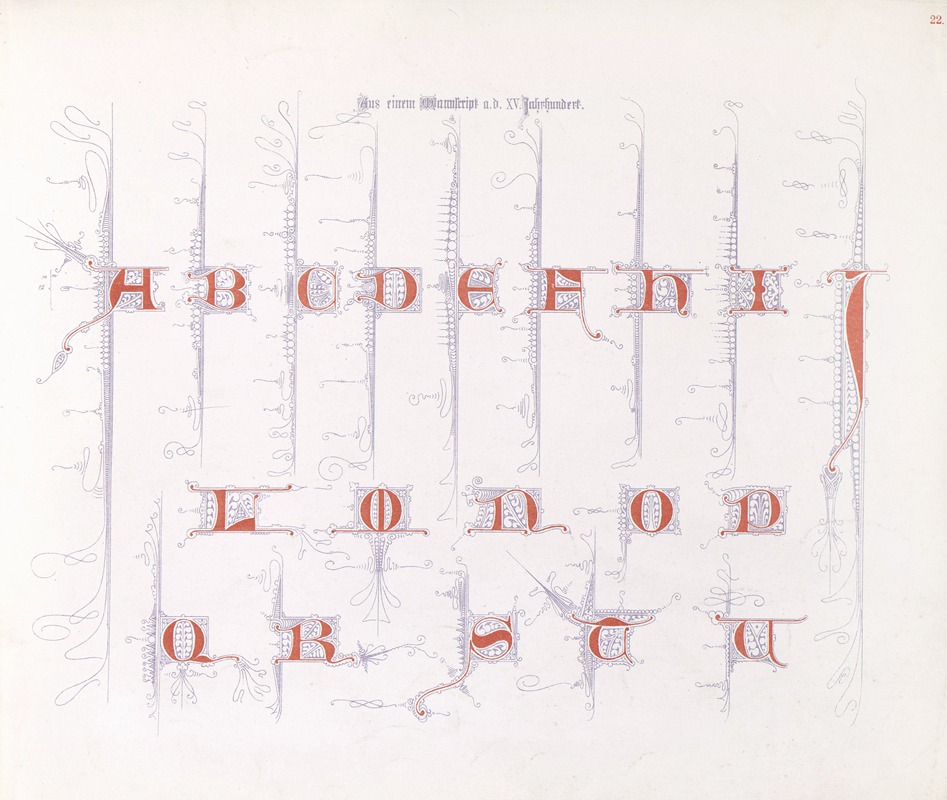 Bernhard Dondorf - Dondorf’s Alphabete Pl.08