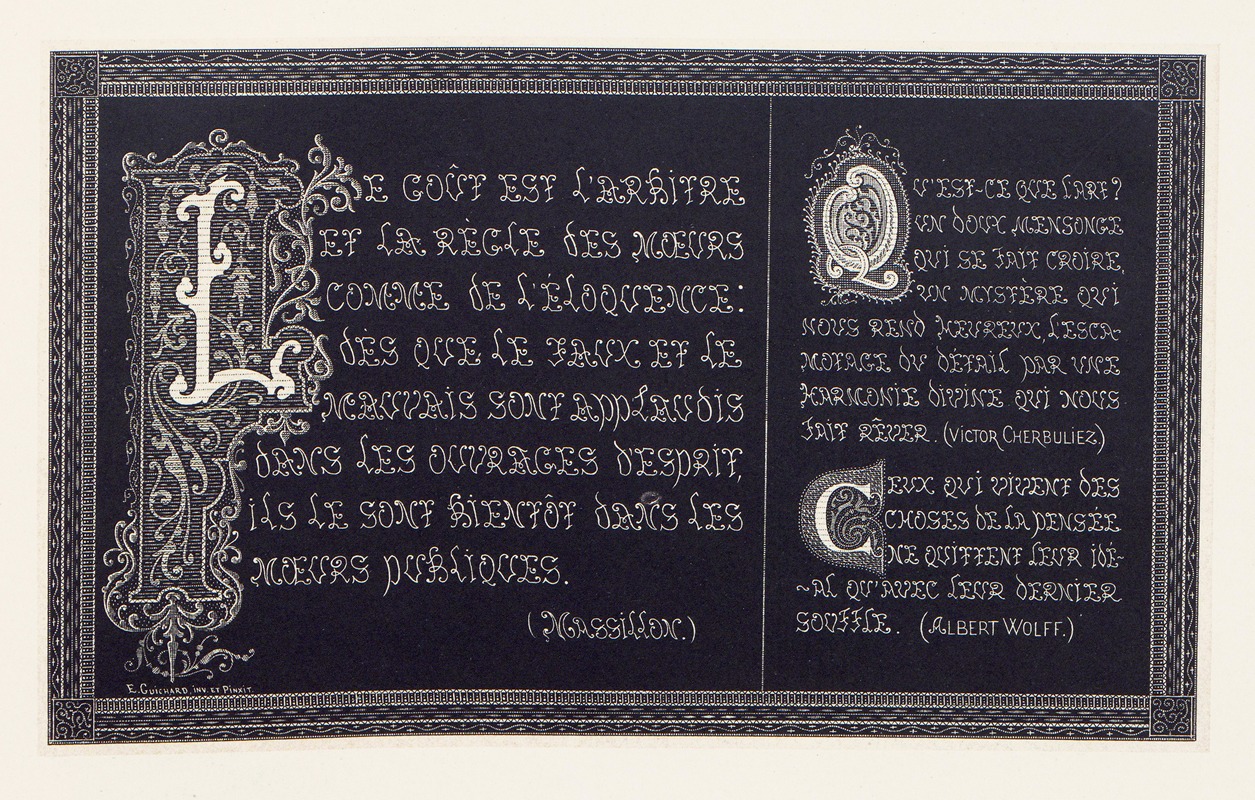 Édouard Guichard - Les petits alphabets du brodeur Pl.23