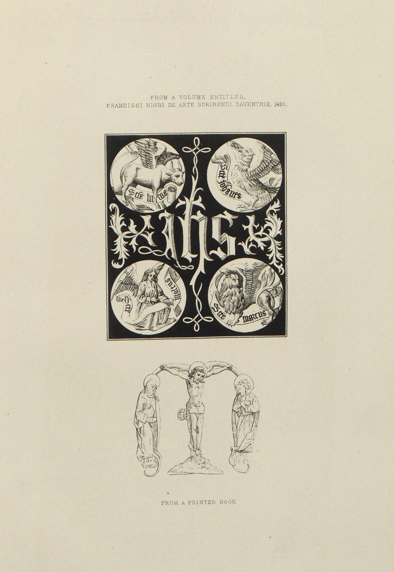 Henry Shaw - Alphabets:  numerals, and devices of the middle ages Pl.45