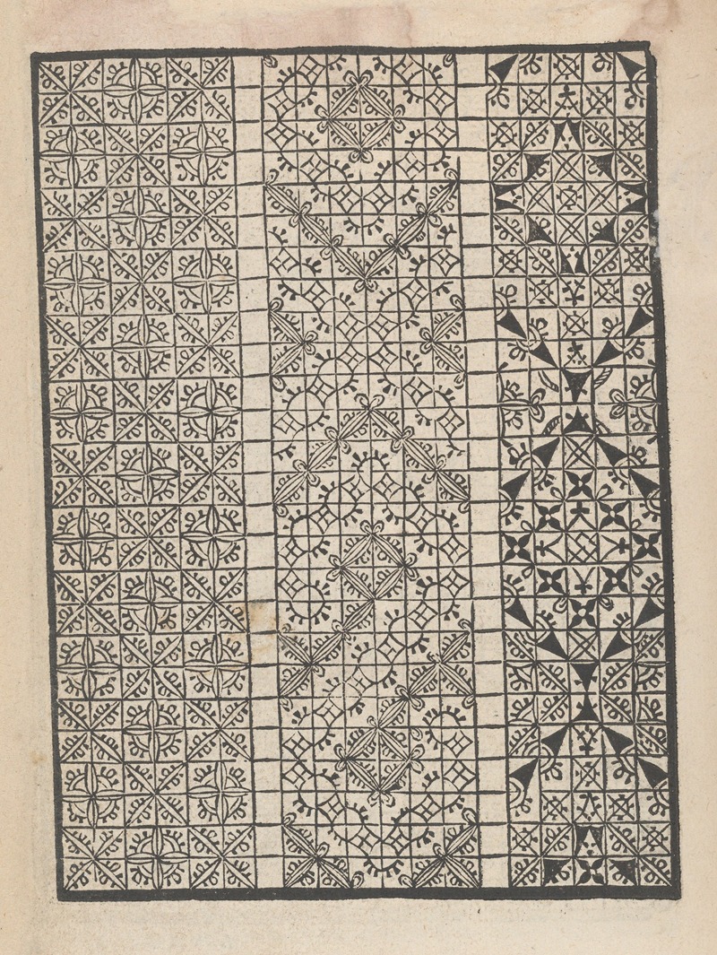 Matteo Pagani - Giardineto novo di punti tagliati et gropposi per exercitio et ornamento delle donne Pl.31