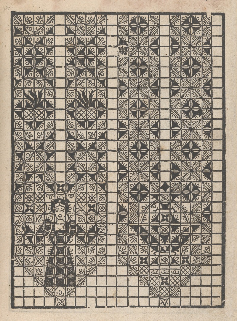 Matteo Pagani - Giardineto novo di punti tagliati et gropposi per exercitio et ornamento delle donne Pl.41