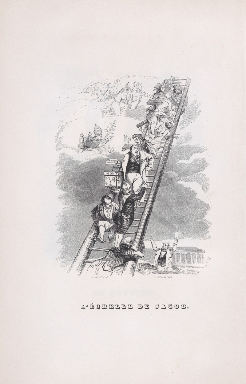 J. J. Grandville - Jacob’s Ladder