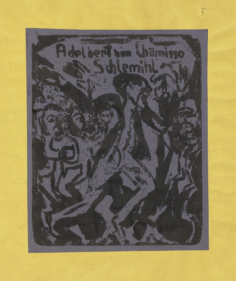 Ernst Ludwig Kirchner - Cover of the woodcut series ‘Schlemihl’