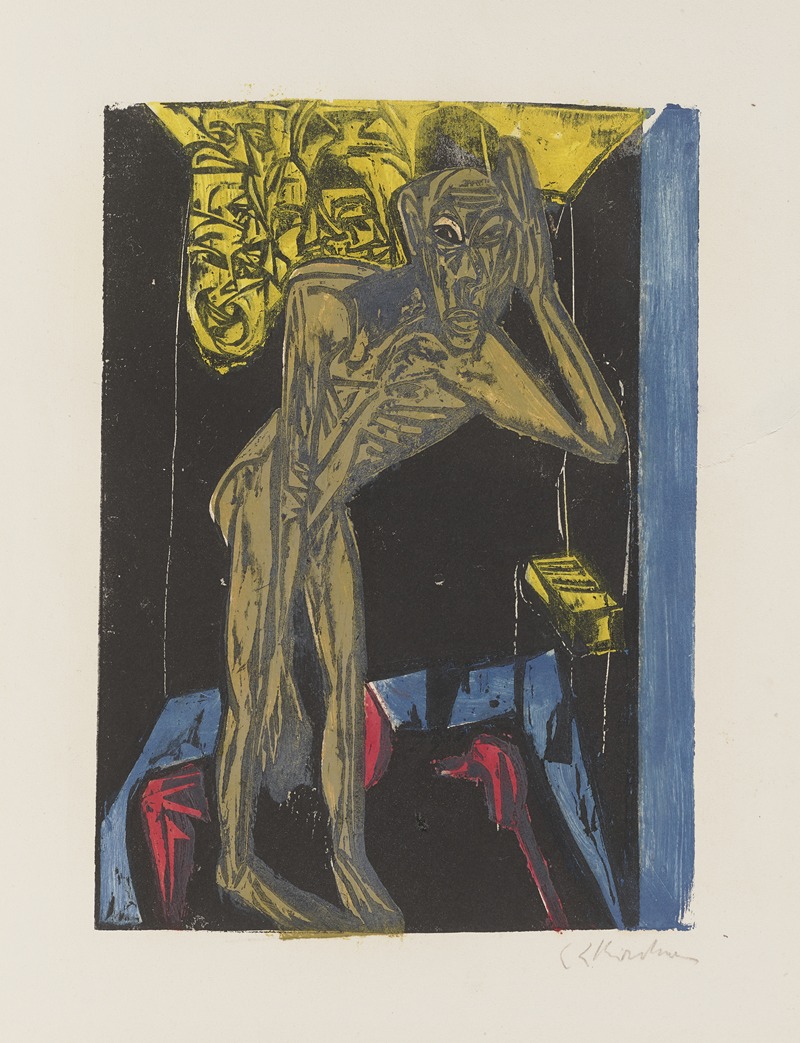 Ernst Ludwig Kirchner - Schlemihl in the Solitude of His Room