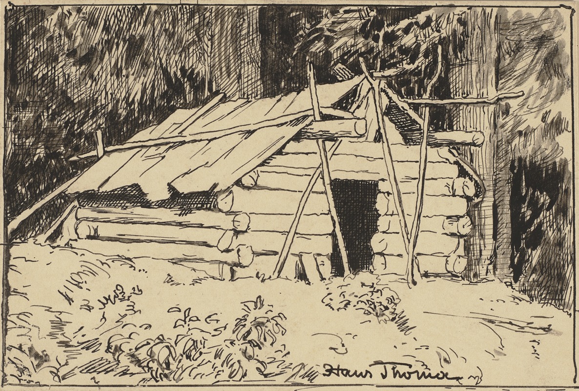 Hans Thoma - Hütte