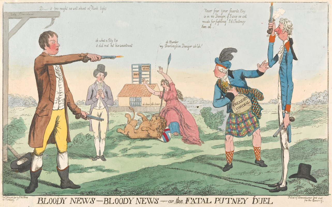 Charles Ansell - Bloody News – Bloody News – or the Fatal Putney Duel