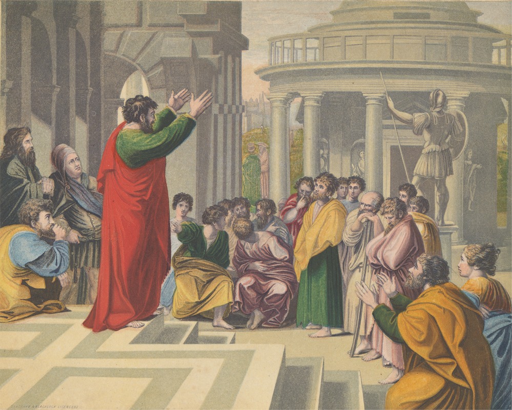 George Baxter - St Paul Preaching in Athens