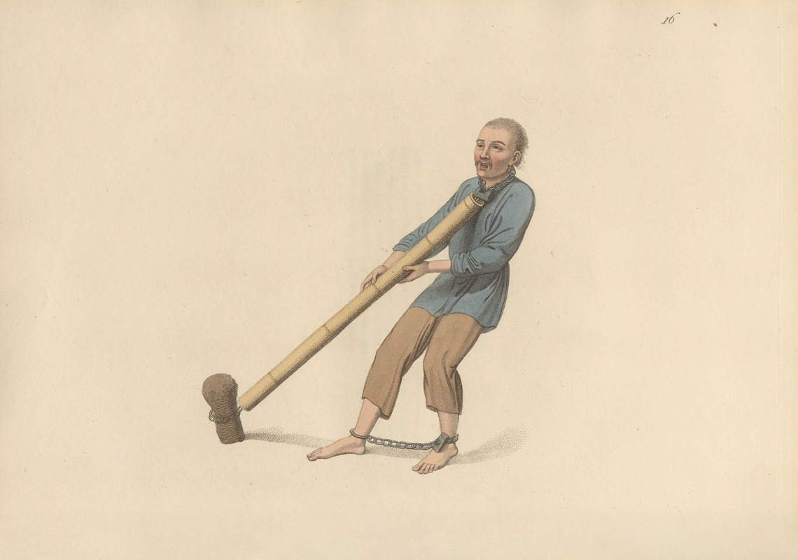 George Henry Mason - Punishment of the wooden tube