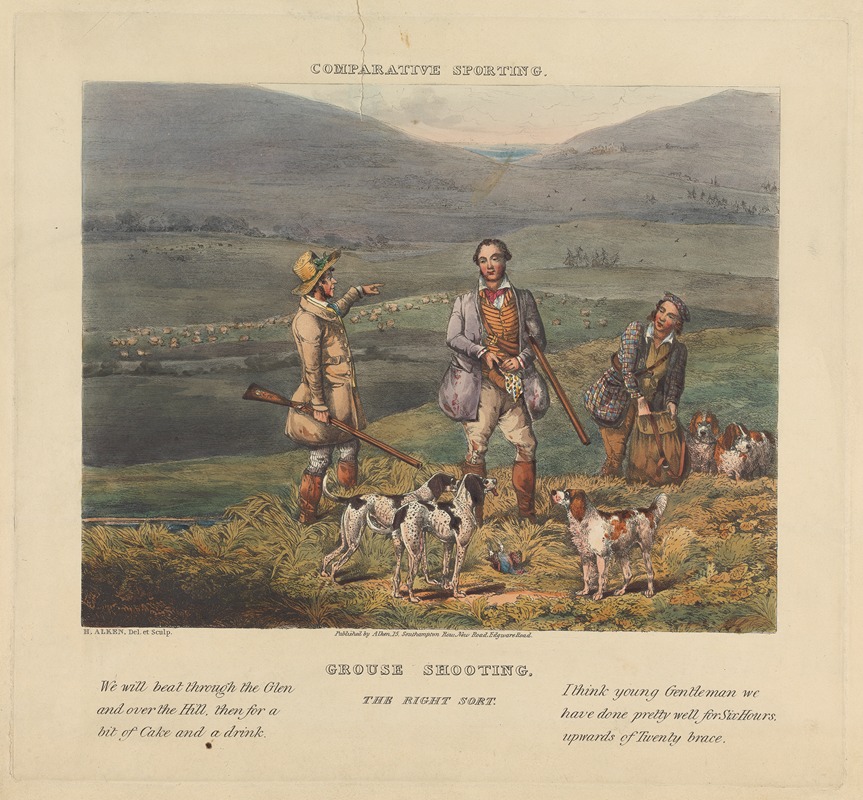 Henry Thomas Alken - Comparative Sporting. 1. Grouse Shooting