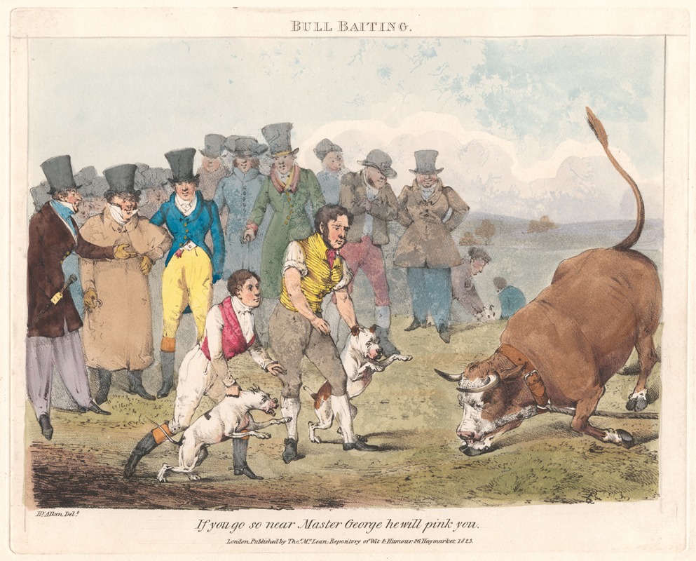 Scenes In The Life Of Master George Bull Baiting Artvee Scenes In The Life Of Master George Bull Baiting Artvee