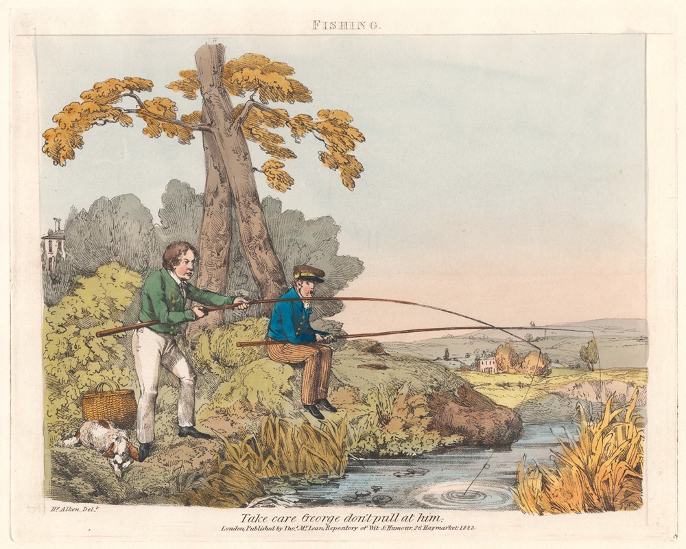 Henry Thomas Alken - Scenes in the Life of Master George – Fishing