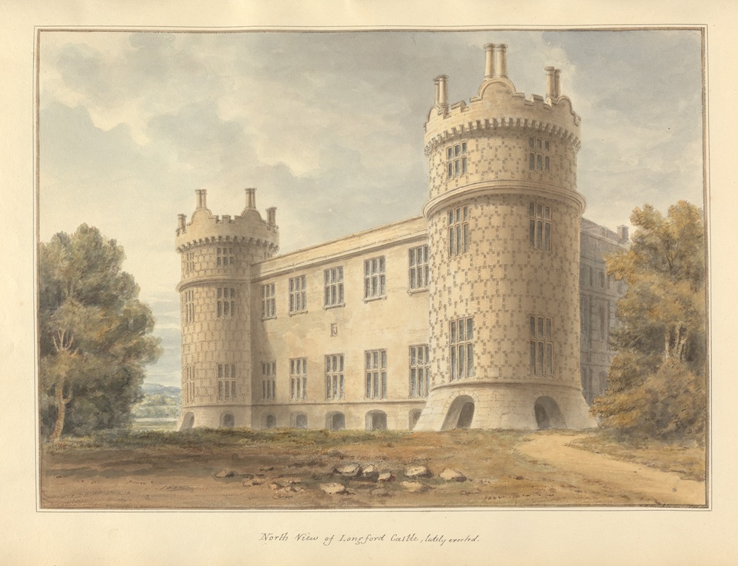 John Buckler - North view of Longford Castle, lately erected