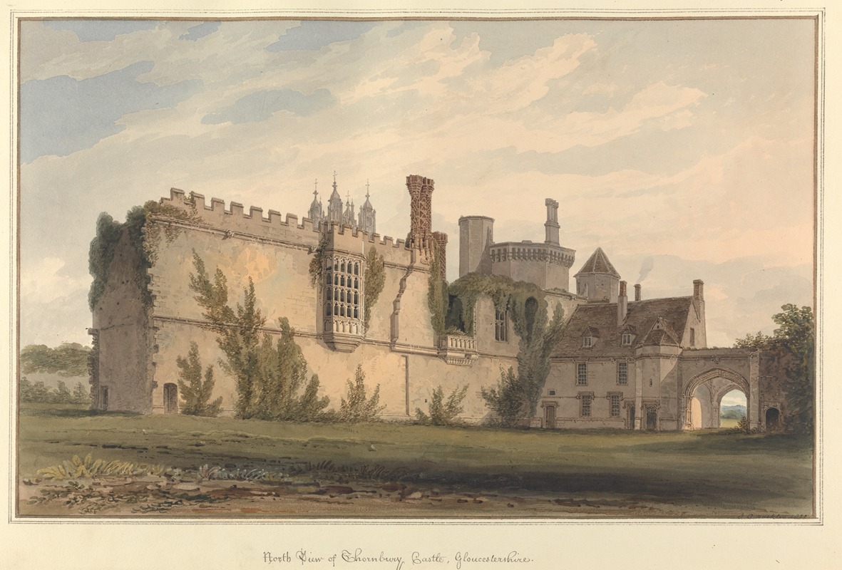 John Buckler - North View of Thornbury Castle, Gloucestershire