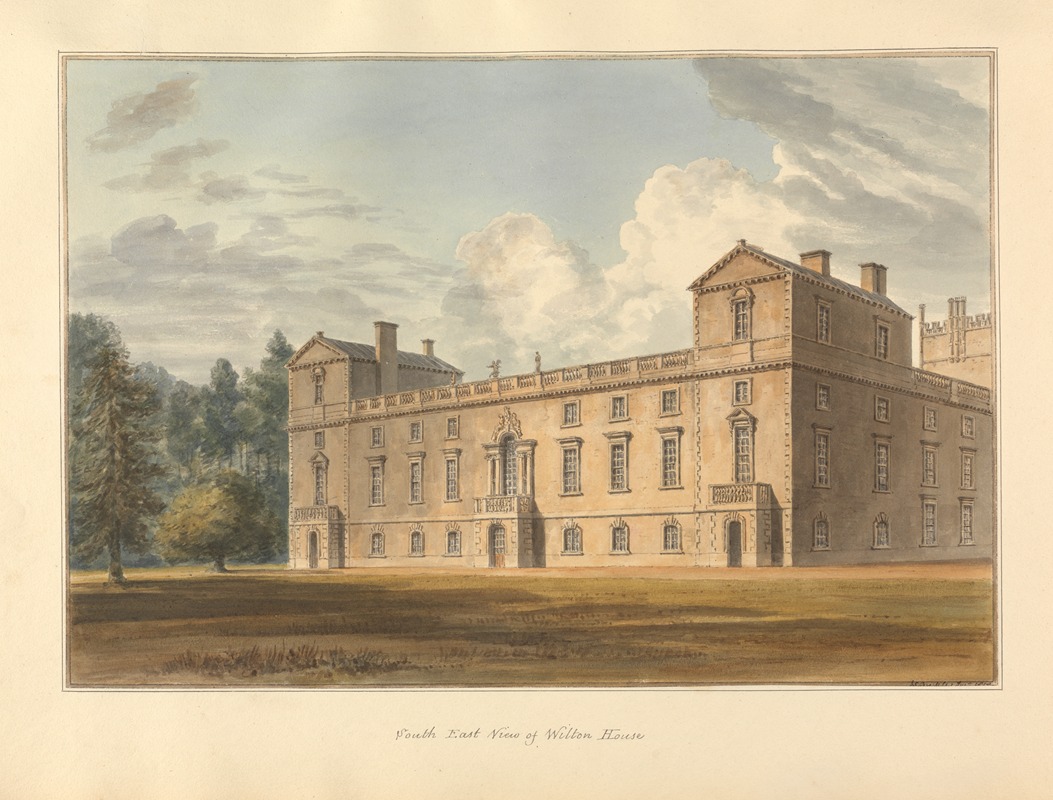 John Buckler - South East View of Wilton House