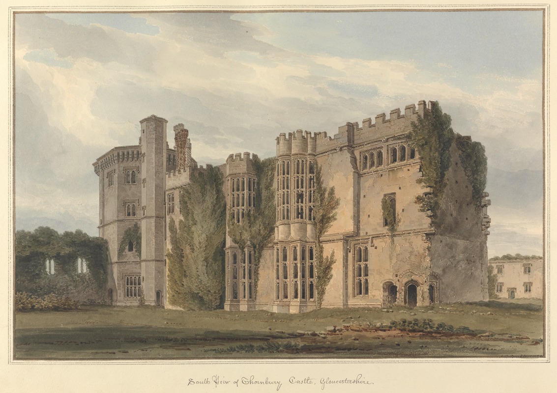 John Buckler - South View of Thornbury Castle, Gloucestershire