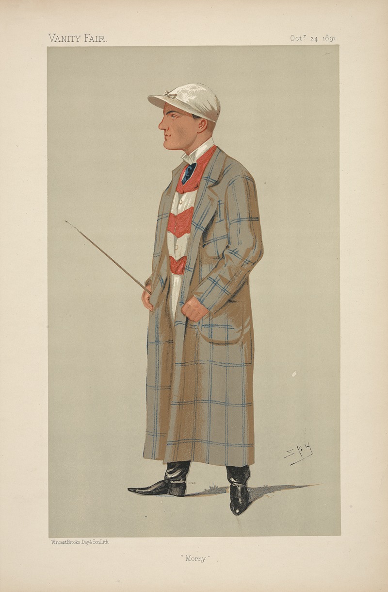 Vincent Robert Alfred Brooks - Jockeys of the Victorian and Edwardian Turf executed by Spy and others for the ‘Vanity Fair’ Series